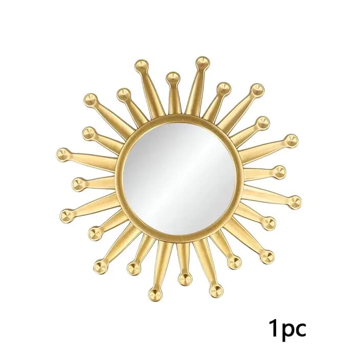 Miroir décoratif moderne à cadre doré