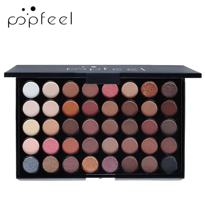 Palette de poudre mate scintillante imperméable
