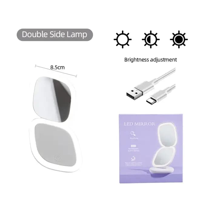 Miroir de maquillage éclairé par LED