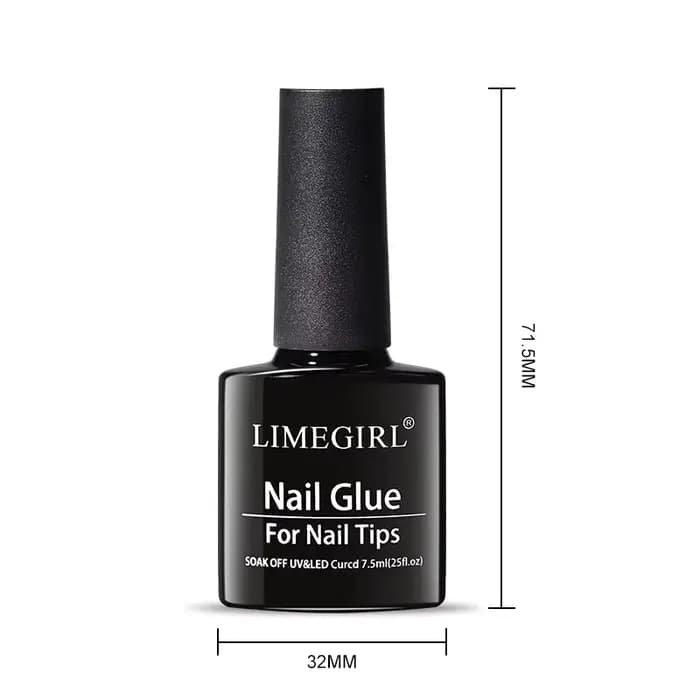 LIMEGIRL 7.5ml ongles conseils colle Gel UV colle pour faux ongles acrylique collant adhésif manucur