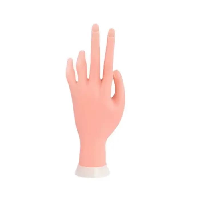 Main d'entraînement pour ongles en acrylique, mains de mannequin pour la pratique des ongles, mains