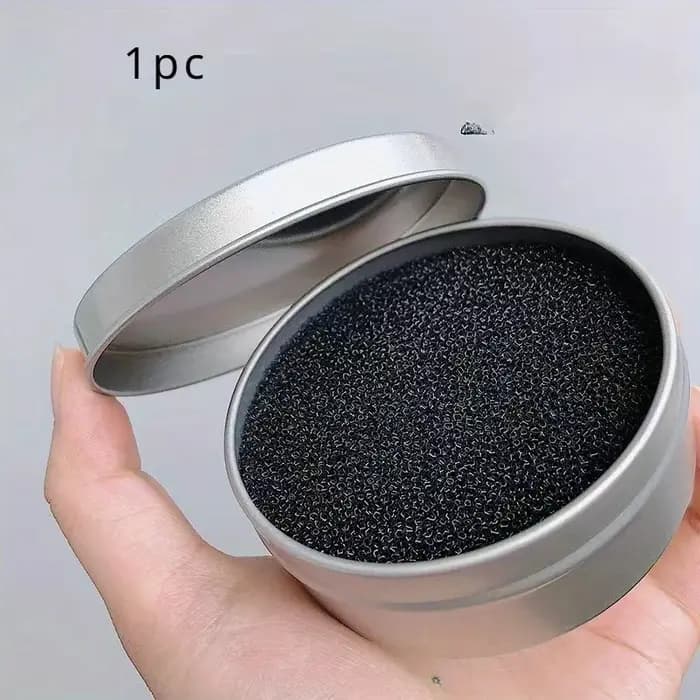 Éponge de nettoyage pour pinceaux de maquillage facile à nettoyer - outil de décoloration rapide