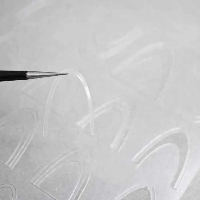 Autocollants pour ongles français en dentelle creuse, 1 pièce, mode Simple, curseur auto-adhésif, dé