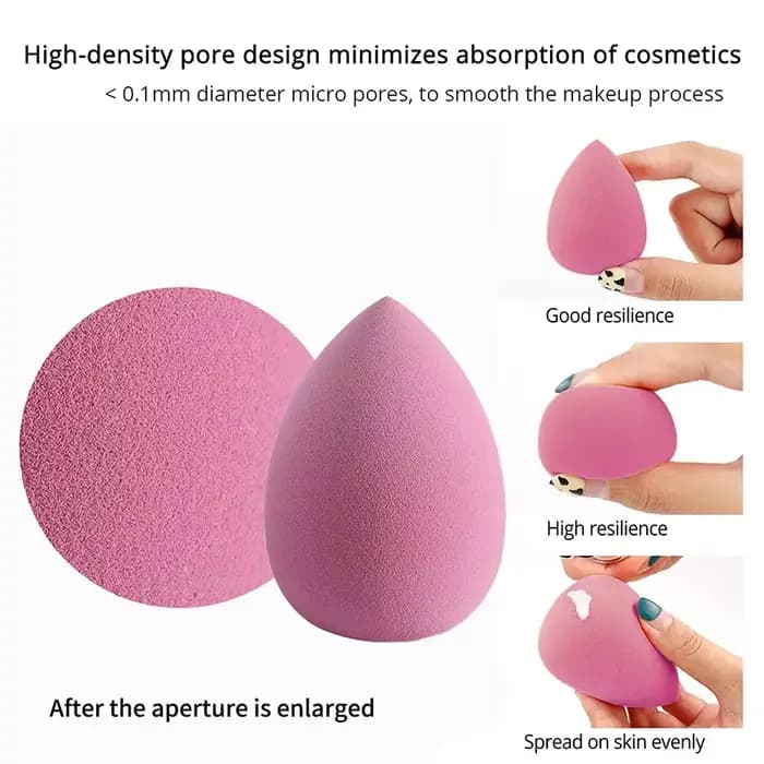 4/8 pièces maquillage éponge mélangeur beauté oeuf cosmétique bouffée douce fond de teint éponges po