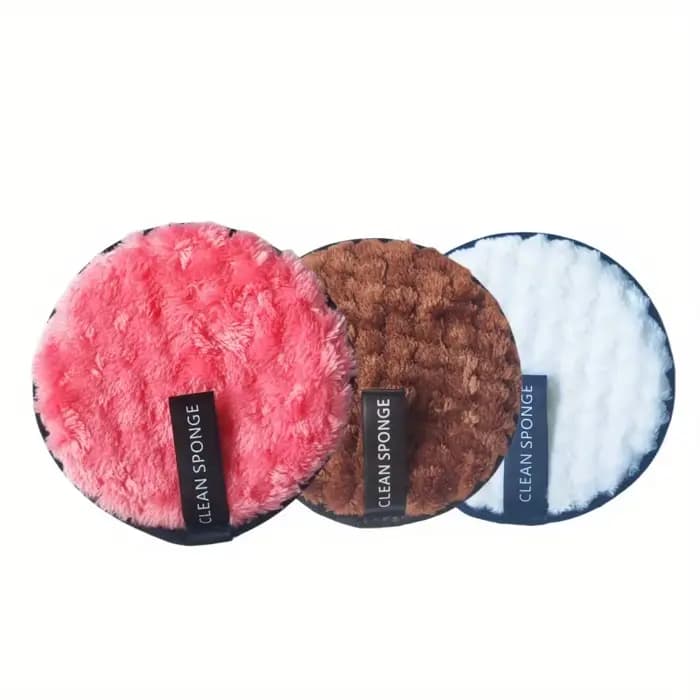 Éponge ronde Ultra absorbante pour le lavage du visage