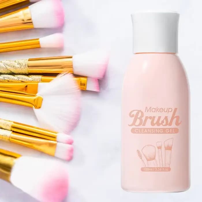 Solution de nettoyage de pinceaux de maquillage