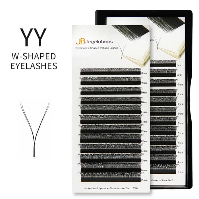 Extensions de cils en forme de W JB Jeyelabeau 3D/4D/5D