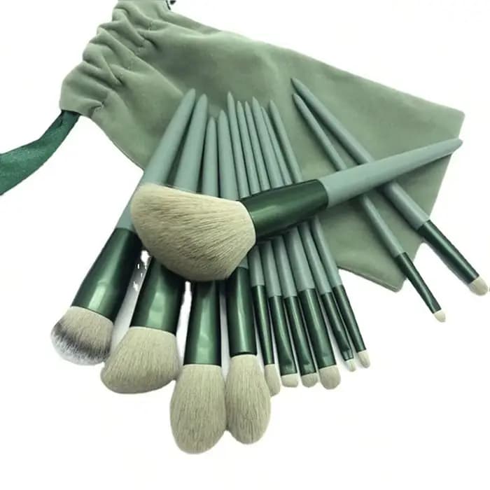 13 pièces ensemble de pinceaux de maquillage ombre à paupières fond de teint femmes brosse cosmétiqu
