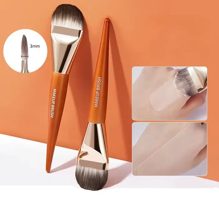 Pinceaux de maquillage professionnels en forme de langue pour femme