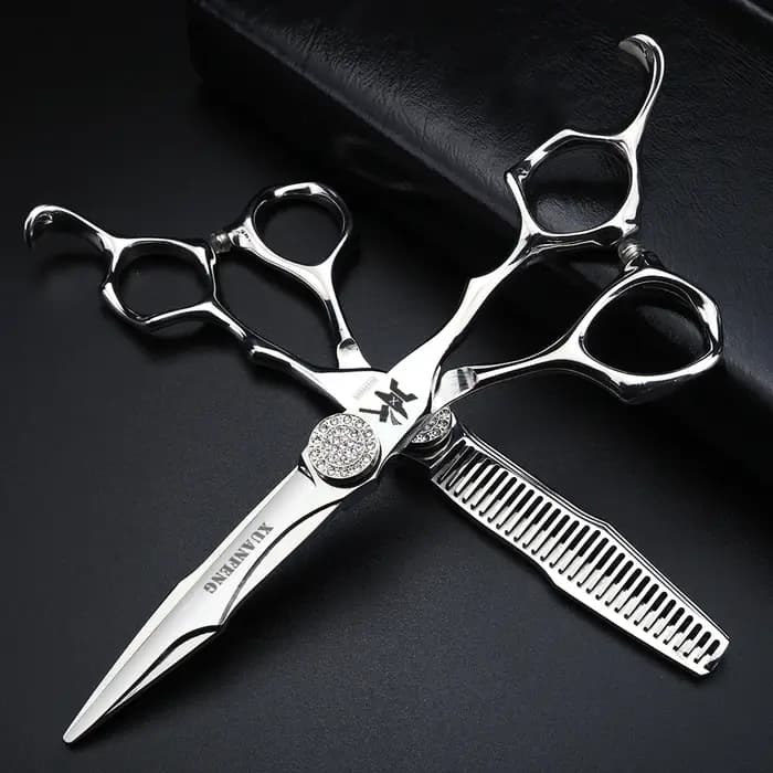 Ciseaux à cheveux artisanaux CNC 6 pouces