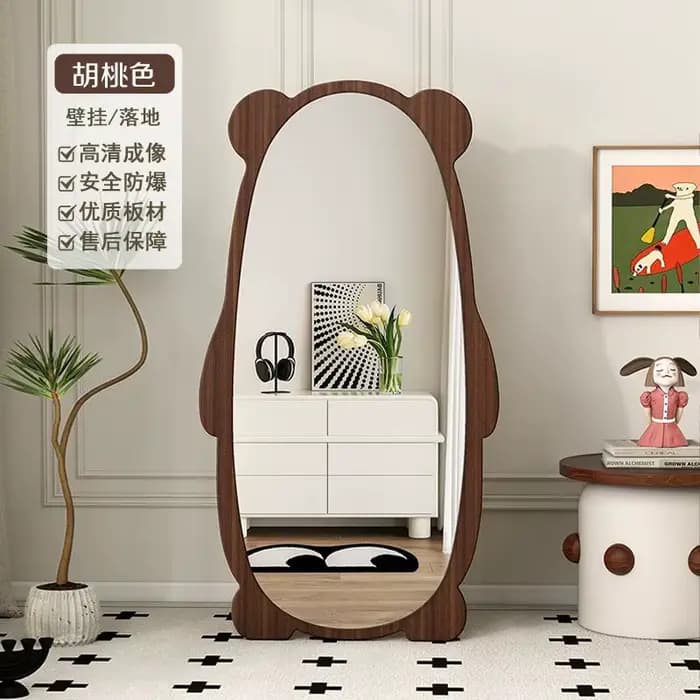 Miroir de maquillage mural irrégulier, Design sur pied, luxe, pour chambre à coucher, esthétique, no