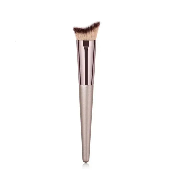 Pinceaux de maquillage Champagne pour fond de teint