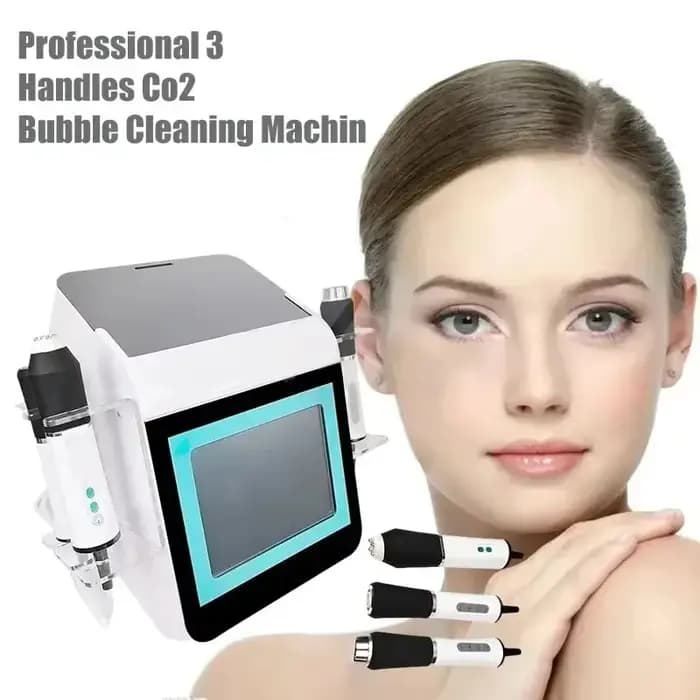 3 en 1 bulle d'oxygène à ultrasons Lifting du visage soins de la peau blanchissant CO2 oxygiène thér