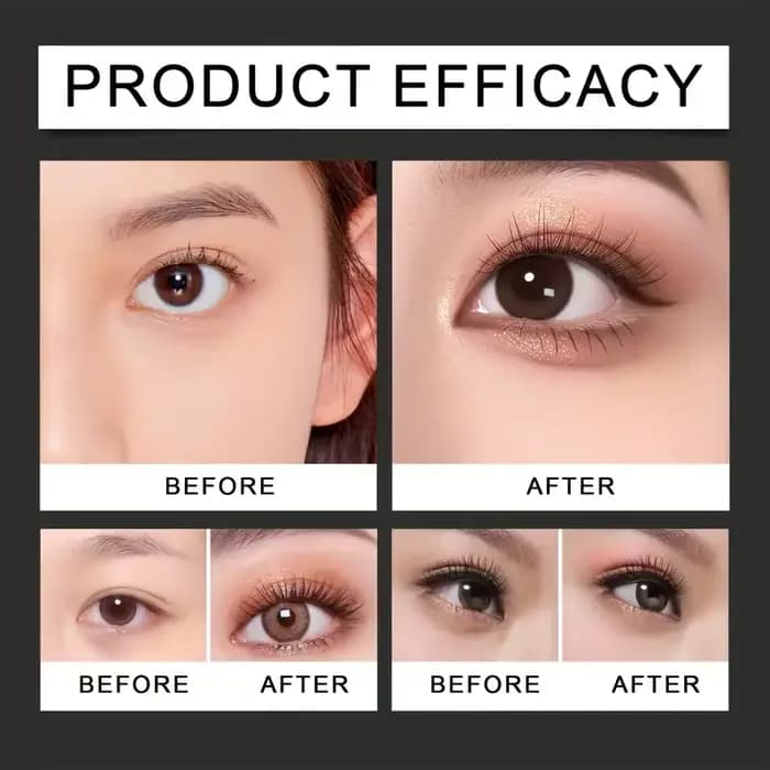 Kit de maquillage pour les yeux 3 pièces – Pinceaux et moules pour fard à paupières