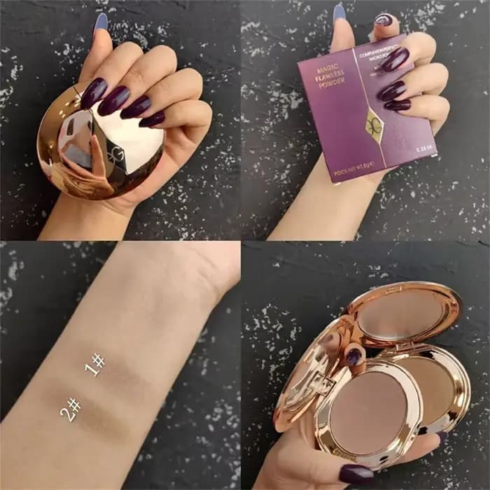 Palette de contouring avec miroir