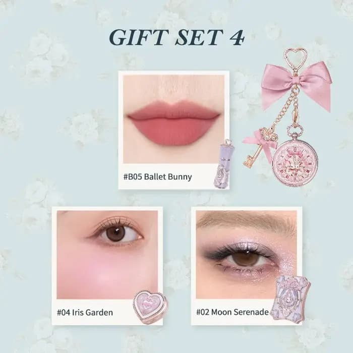 Coffret Cadeau Flowerknows Bunny Garden Collection : Palette Maquillage Haute Pigmentation