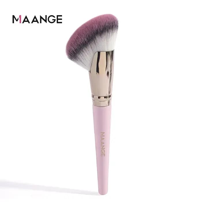 MAANGE Dense Blush Bronzer Brosse Pinceau de maquillage coudé