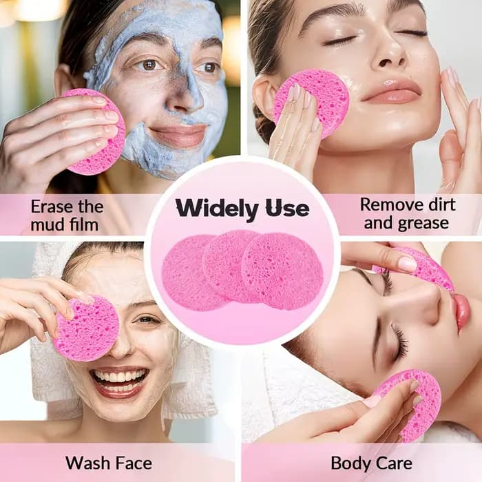 Éponges compressées pour le visage