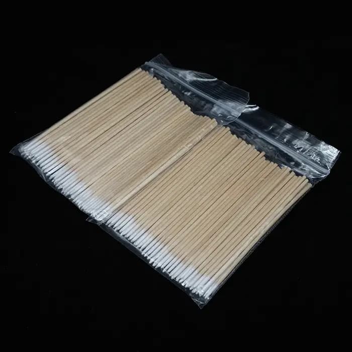 300 pièces ongles bois coton-tige bâtons propres dissolvant de vernis