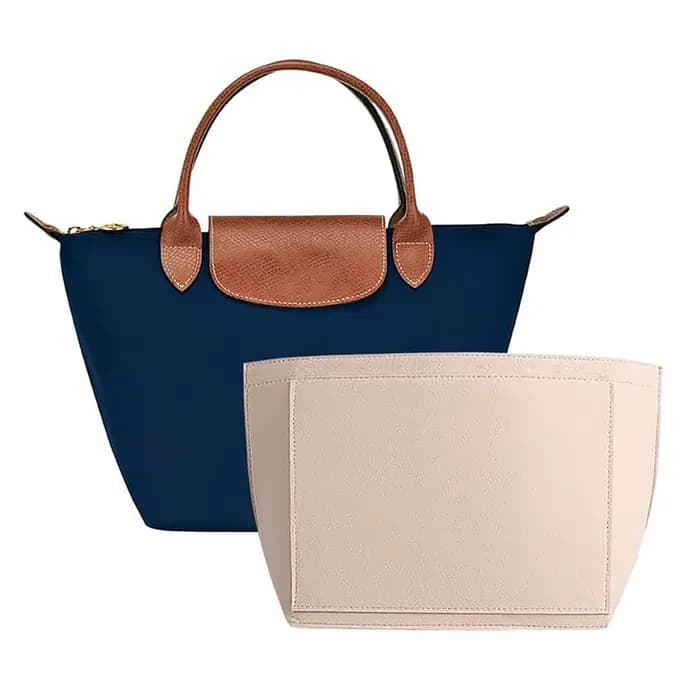 Sac à insérer en feutre adapté au sac à main Longchamp, sac de doublure en tissu feutré, sac de maqu