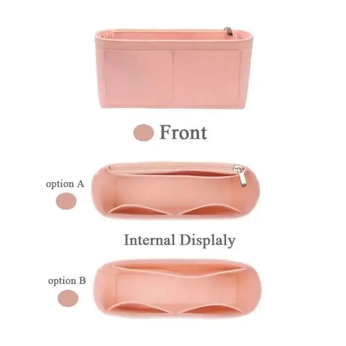 Longchamp-Mini sac de rangement en feutre portable