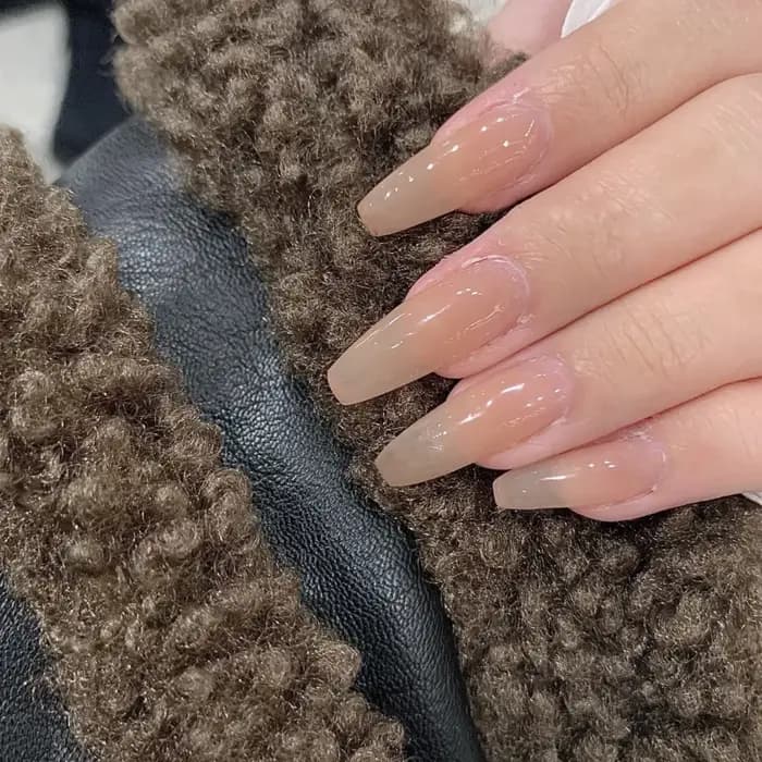 Faux ongles artificiels à tête carrée