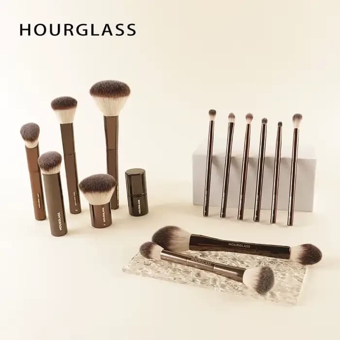 Pinceau de maquillage sablier toutes sortes fard à paupières fond de teint correcteur poudre bronzant