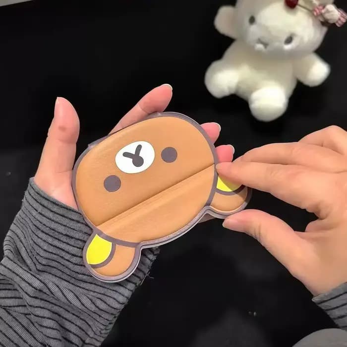 Miroir de maquillage pliable Rilakkuma
