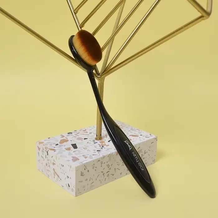 Brosse de fond de teint liquide, brosse de maquillage, brosse à dents en forme de brosse multifoncti