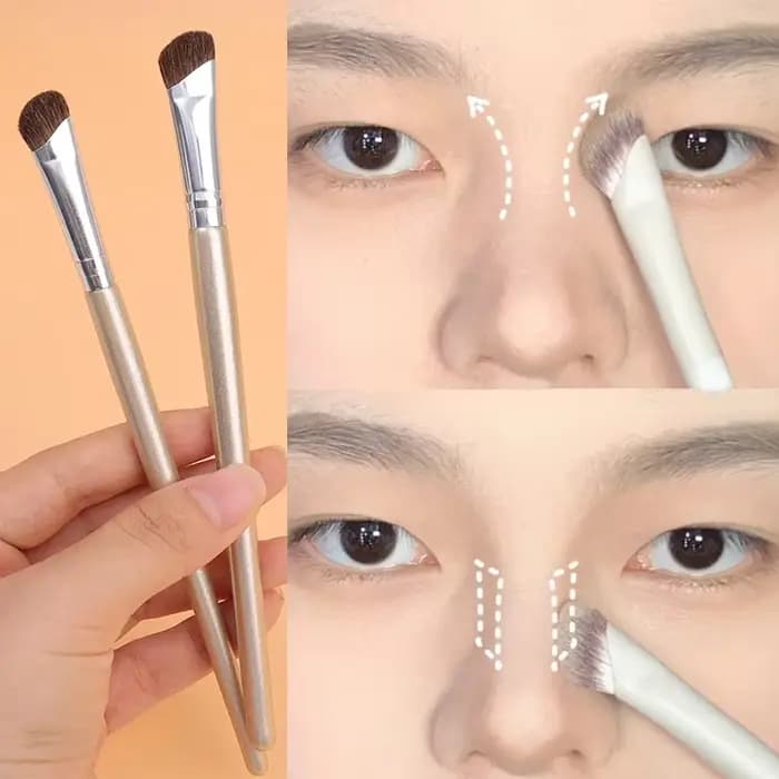 Pinceau de maquillage professionnel antarctique, ombre à barrage naturelle