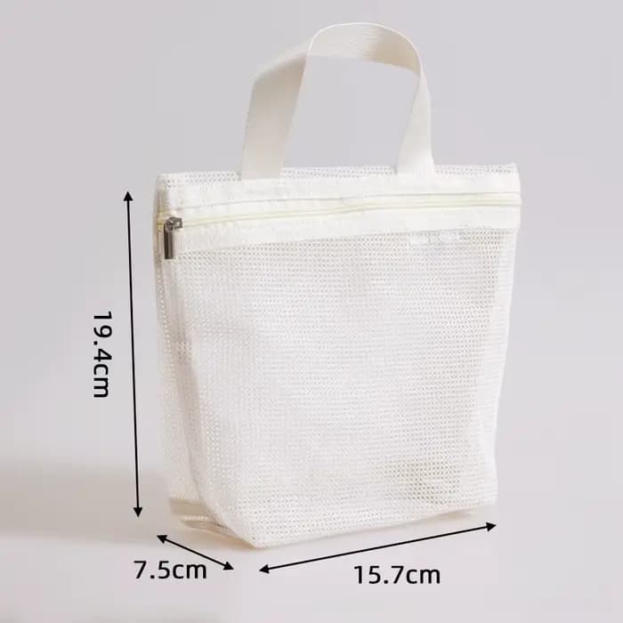 Sacs de rangement portables pour articles de toilette, sacs de voyage en maille pour maquillage, org