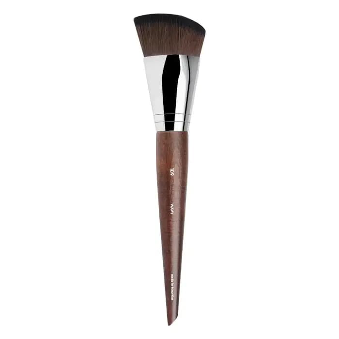Brosse de fond de peau HD 109 Flexible, Ultra-doux, en forme de diamant, crème sans Steak, liquide,