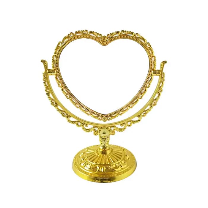 Miroir de maquillage à Rotation Double face, Rotation à 360 degrés, miroir de maquillage de bureau h