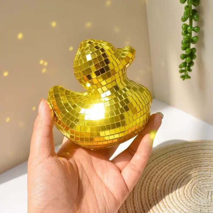 Miroir de bureau décoratif en forme de canard