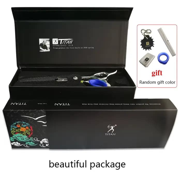 Titan – ciseaux professionnels pour salon de coiffure, 6.0 pouces, en acier inoxydable ATS314