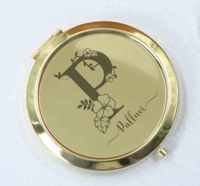 Miroir de poche personnalisé