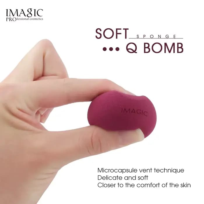 IMAGIC beauté éponge visage lavage bouffée gourde goutte d'eau outil de maquillage humide et sec
