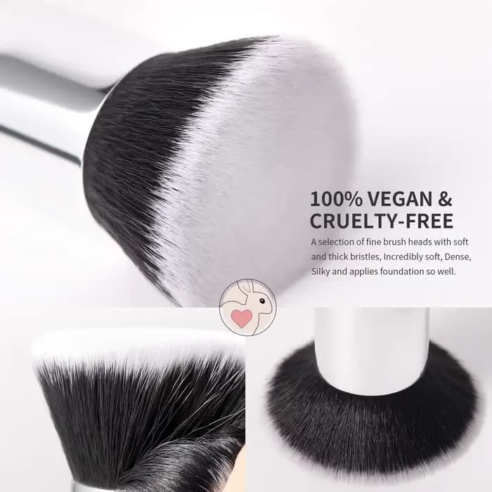 DUcare Kabuki pinceau de fond de teint pour maquillage liquide