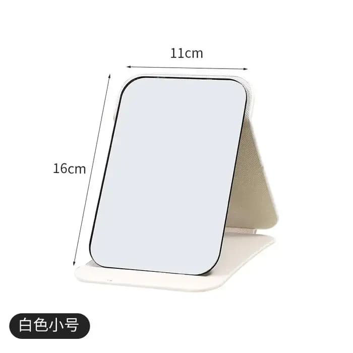 Miroir de maquillage sur pied miroir de maquillage pliant miroir de maquillage de bureau Portable de haute qualité simple face créatif femmes couleur unie