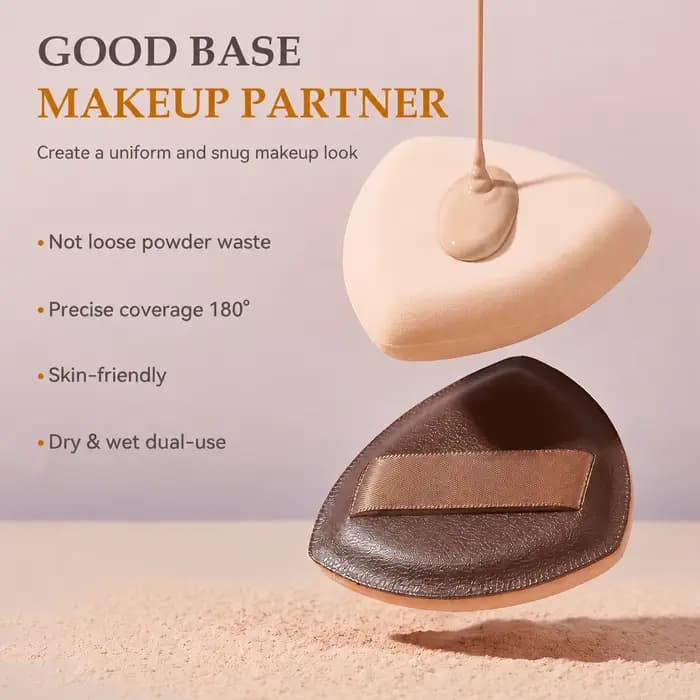 Ensemble de pinceaux de maquillage de voyage avec étui