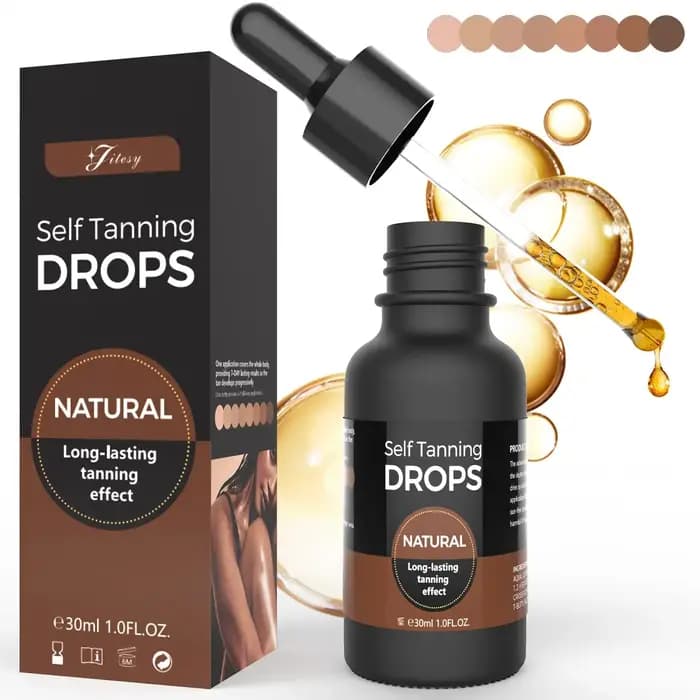 Huile de bronzage bronzante pour le corps bronzage instantané mais foncé bronzage de l'emballé avec