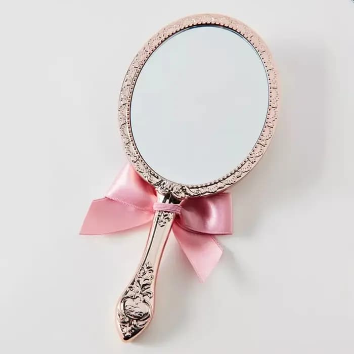 Miroir a Main Flower Knows Strawberry Cupid Esthetique Douce Romantique