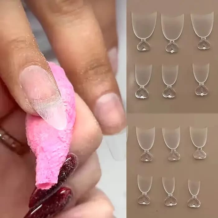 30 pièces pointes d'ongles carrées été français dégradé faux ongles d'orteil portable court carré pied