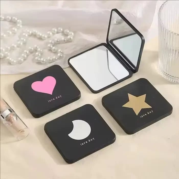 Miroir pliable réglable à trois volets pour la coiffure, le rasage et le maquillage, miroir mains li