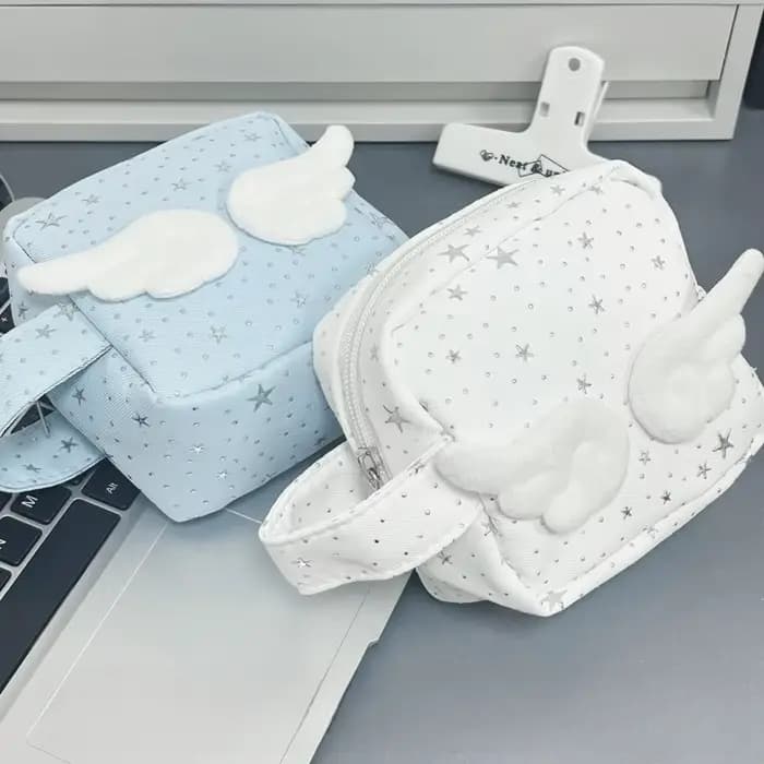 Mini trousse de maquillage pour femmes avec poignée