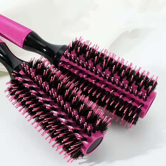 6 pièces/rose tube d'aluminium rouleau peigne ensemble boucle intérieure poire chaude, haute tempéra