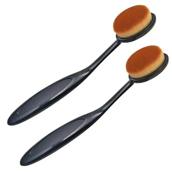 Pinceau de fond de teint de grande taille en forme de brosse à dents