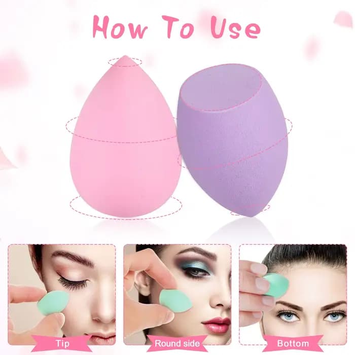 Ensemble d'éponges de maquillage