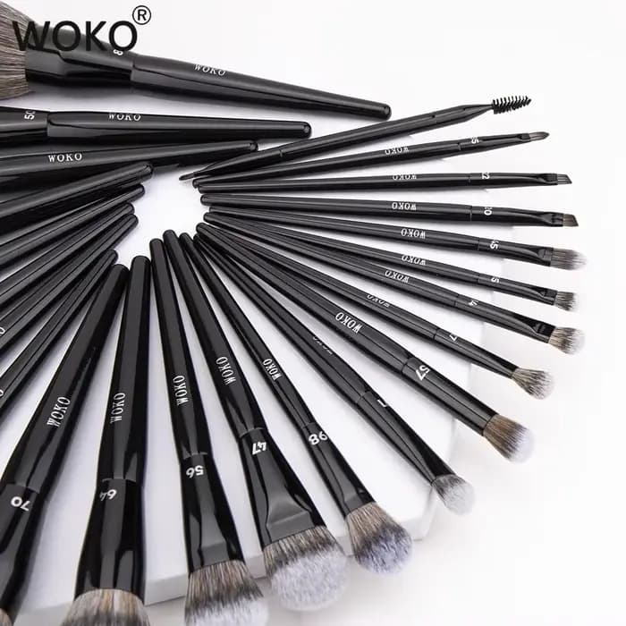 Fond de teint professionnel poudre surligneur Contour crème Blush pinceaux de maquillage correcteur fard à paupières taches Liner sourcil pinceau à lèvres