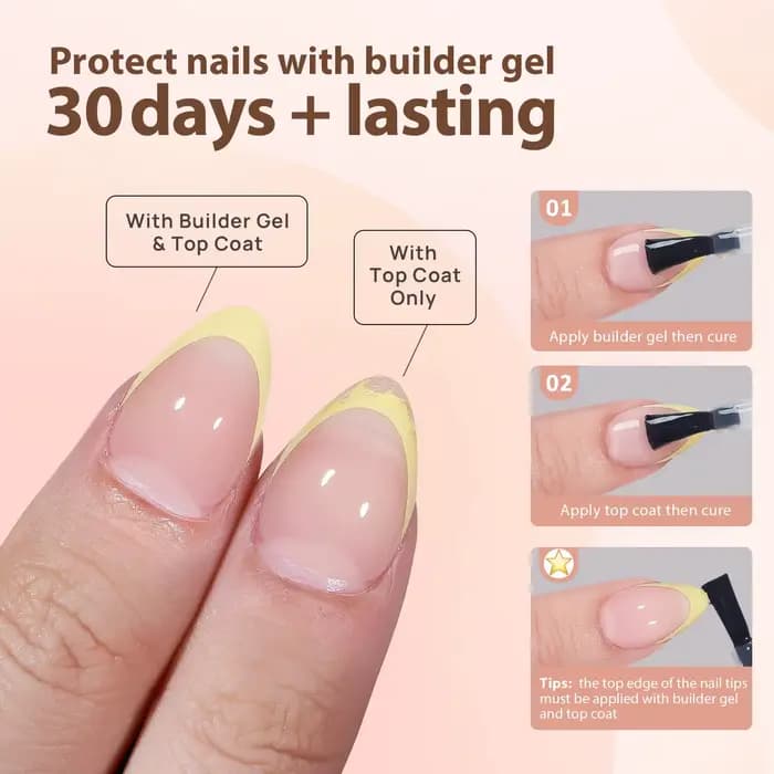 150 pièces multi-tailles faux ongles presse sur ongles acryliques amande français portant armure amo